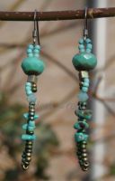 Earrings "Turquoise 3"